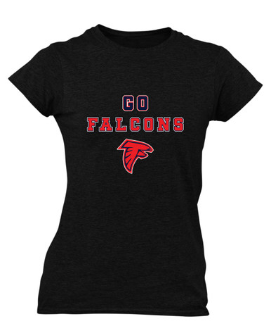 Saratoga Falcons Go Team Women's Premium SS T-Shirt