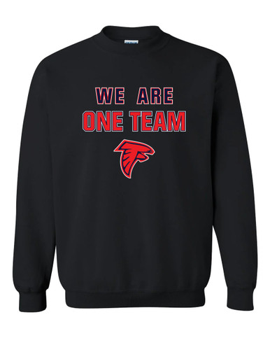Saratoga Falcons We Are One Team Men's Sweatshirt