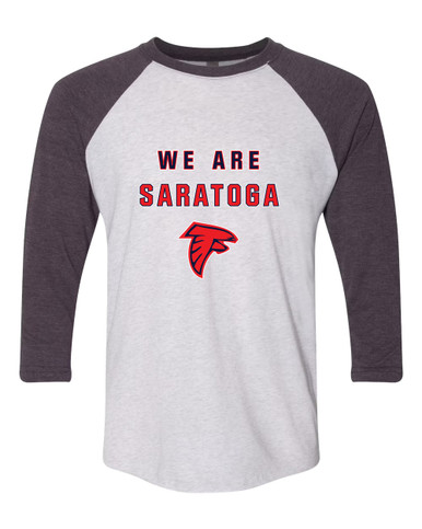 Saratoga Falcons We Are Men's Baseball T-Shirt