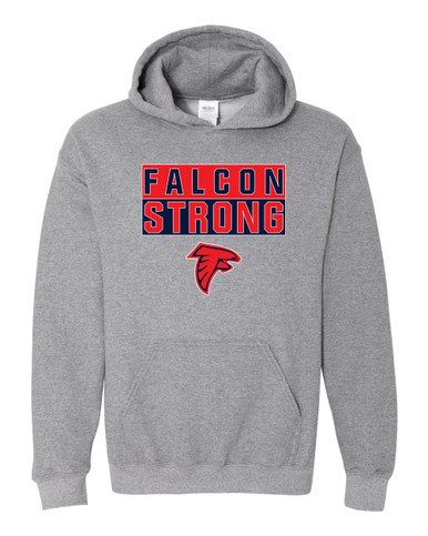 Saratoga Falcons Strong #1 Men's Hoodie