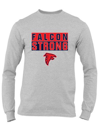 Saratoga Falcons Strong #1 Men's LS T-Shirt