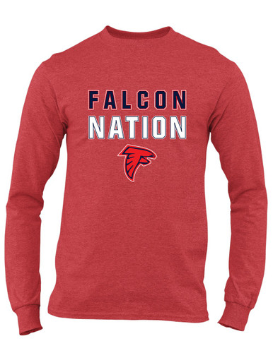 Saratoga Falcons Nation #2 Men's LS T-Shirt