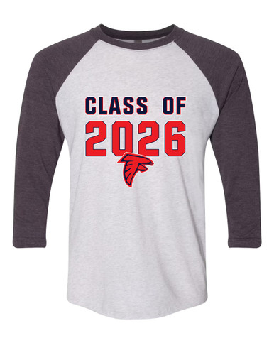 Saratoga Falcons Class of 2026 Women's Baseball T-Shirt