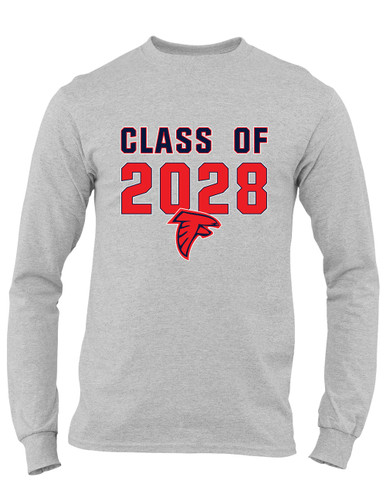 Saratoga Falcons Class of 2028 Men's LS T-Shirt
