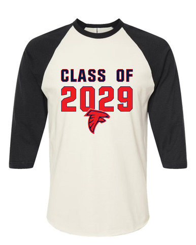 Saratoga Falcons Class of 2029 Men's Baseball T-Shirt