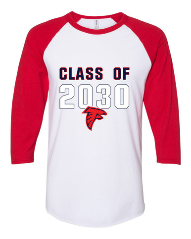 Saratoga Falcons Class of 2030 Women's Baseball T-Shirt