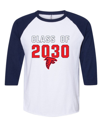 Saratoga Falcons Class of 2030 Men's Baseball T-Shirt