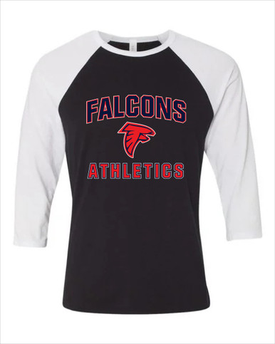 Saratoga Falcons Athletics Women's Baseball T-Shirt