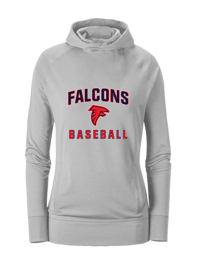 Saratoga Falcons Baseball #1 Women's Hoodie
