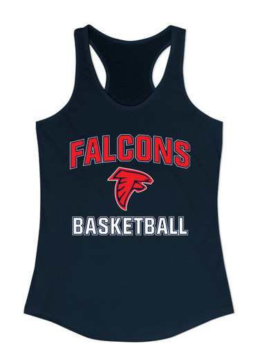 Saratoga Falcons Basketball #1 Women's Tank Top