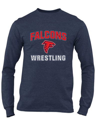 Saratoga Falcons Wrestling Men's Premium LS T-Shirt