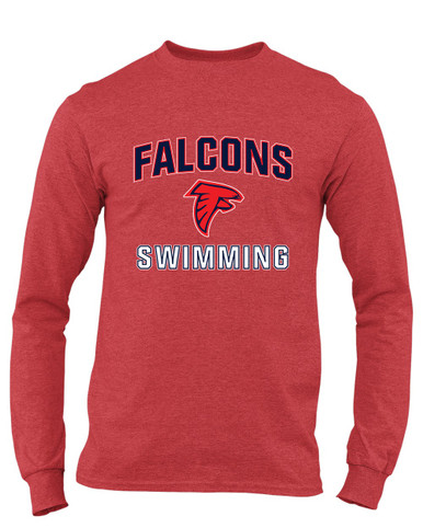 Saratoga Falcons Swimming Men's Premium LS T-Shirt