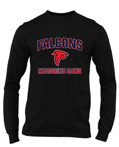 Saratoga Falcons Marching Band Men's LS T-Shirt