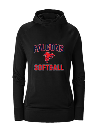 Saratoga Falcons Softball #1 Women's Hoodie