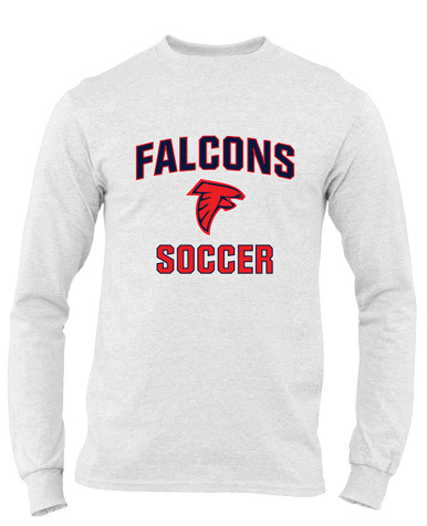 Saratoga Falcons Soccer #1 Men's LS T-Shirt