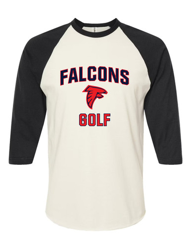 Saratoga Falcons Golf Women's Baseball T-Shirt