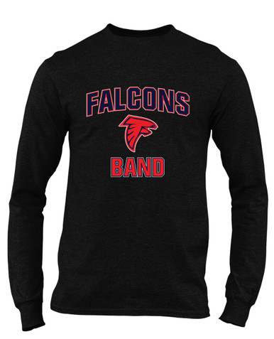 Saratoga Falcons Band # 1 Men's LS T-Shirt