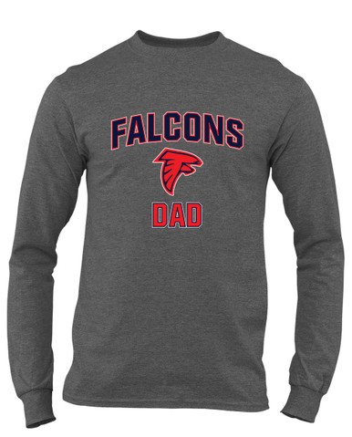 Saratoga Falcons Dad Men's LS T-Shirt
