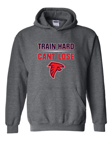 Saratoga Falcons Train Hard, Can't Lose Men's Hoodie