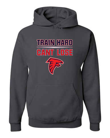 Saratoga Falcons Train Hard, Can't Lose Men's Premium Hoodie