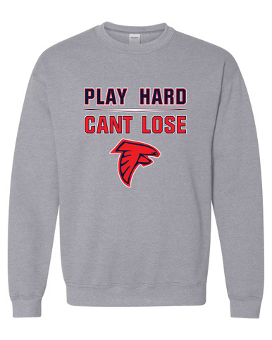 Saratoga Falcons Play Hard, Can't Lose Men's Sweatshirt