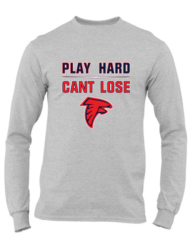 Saratoga Falcons Play Hard, Can't Lose Men's Premium LS T-Shirt