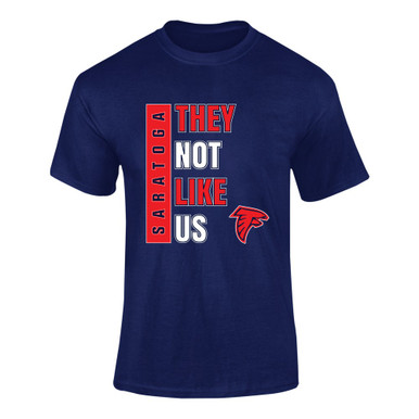 Saratoga Falcons They Not Like Us #1 Men's SS T-Shirt