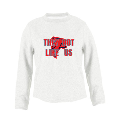 Saratoga Falcons They Not Like Us #2 Women's Sweatshirt