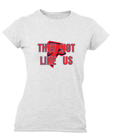 Saratoga Falcons They Not Like Us #2 Women's SS T-Shirt