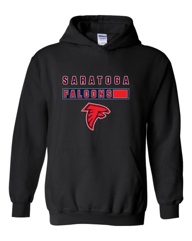 Saratoga Falcons Mascot #7 Men's Hoodie