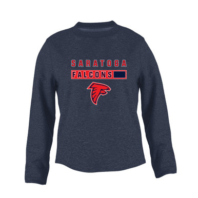 Saratoga Falcons Mascot #7 Women's Sweatshirt