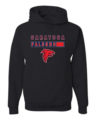 Saratoga Falcons Mascot #7 Men's Premium Hoodie