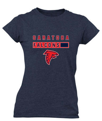 Saratoga Falcons Mascot #7 Women's SS T-Shirt