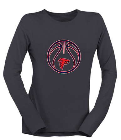 Saratoga Falcons Basketball #2 Women's Premium LS T-Shirt