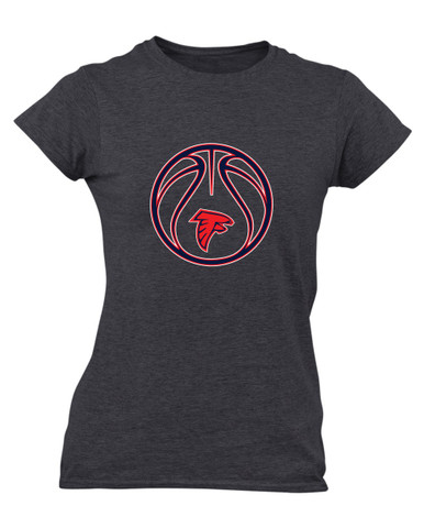 Saratoga Falcons Basketball #2 Women's Premium SS T-Shirt