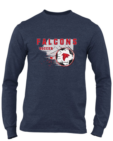 Saratoga Falcons Soccer #2 Men's LS T-Shirt