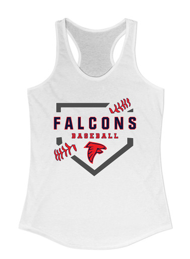 Saratoga Falcons Baseball #2 Women's Tank Top