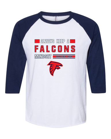 Saratoga Falcons Mindset Women's Baseball T-Shirt