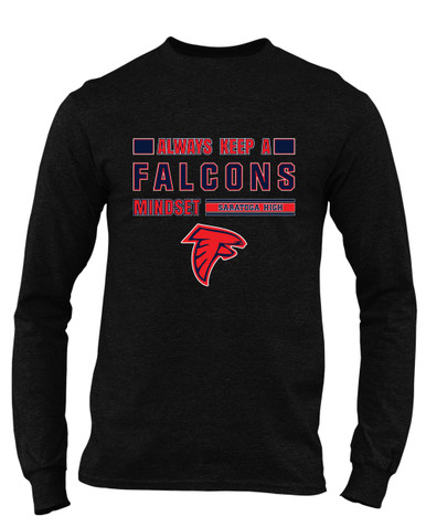 Saratoga Falcons Mindset Men's Premium LS T-Shirt