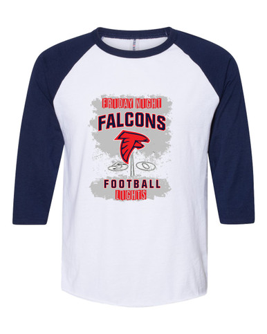 Saratoga Falcons Football #6 Men's Baseball T-Shirt