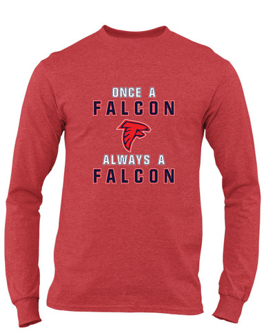 Saratoga Falcons Once A Men's LS T-Shirt