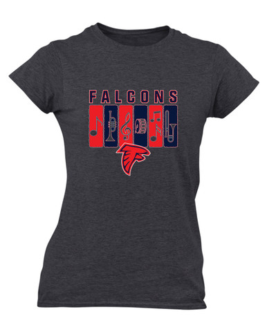 Saratoga Falcons Band # 2 Women's Premium SS T-Shirt
