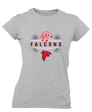 Saratoga Falcons Band # 3 Women's SS T-Shirt