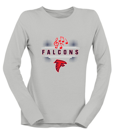 Saratoga Falcons Band # 3 Women's Premium LS T-Shirt