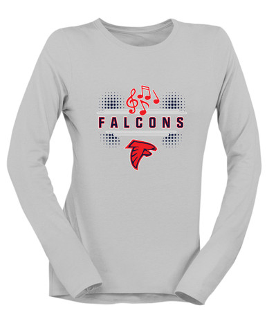 Saratoga Falcons Band # 3 Women's LS T-Shirt