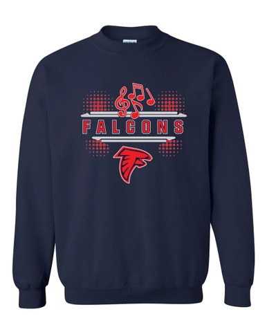 Saratoga Falcons Band # 3 Men's Sweatshirt