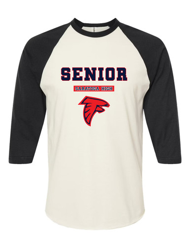 Saratoga Falcons Senior #2 Women's Baseball T-Shirt