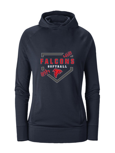 Saratoga Falcons Softball #2 Women's Hoodie