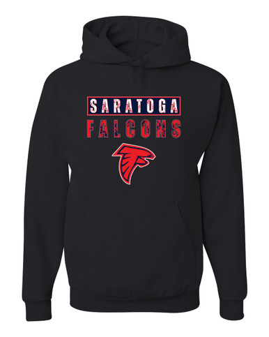 Saratoga Falcons Mascot #9 Men's Premium Hoodie