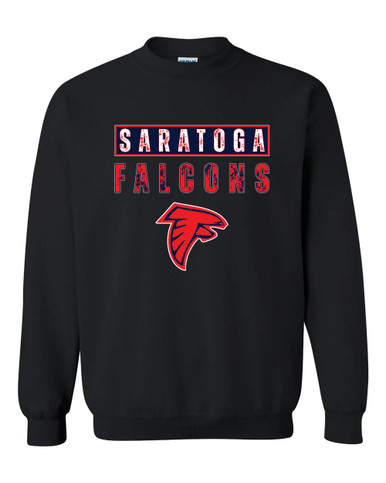 Saratoga Falcons Mascot #9 Men's Sweatshirt